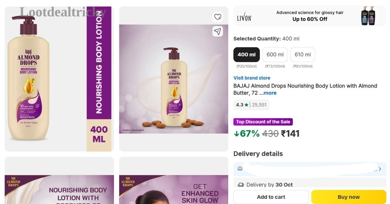 Bajaj Almond Body | Loot Deal