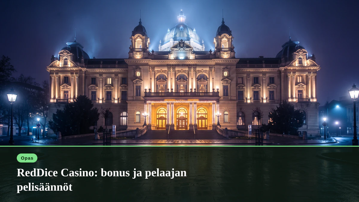 RedDice Casino: bonus ja pelaajan pelisäännöt