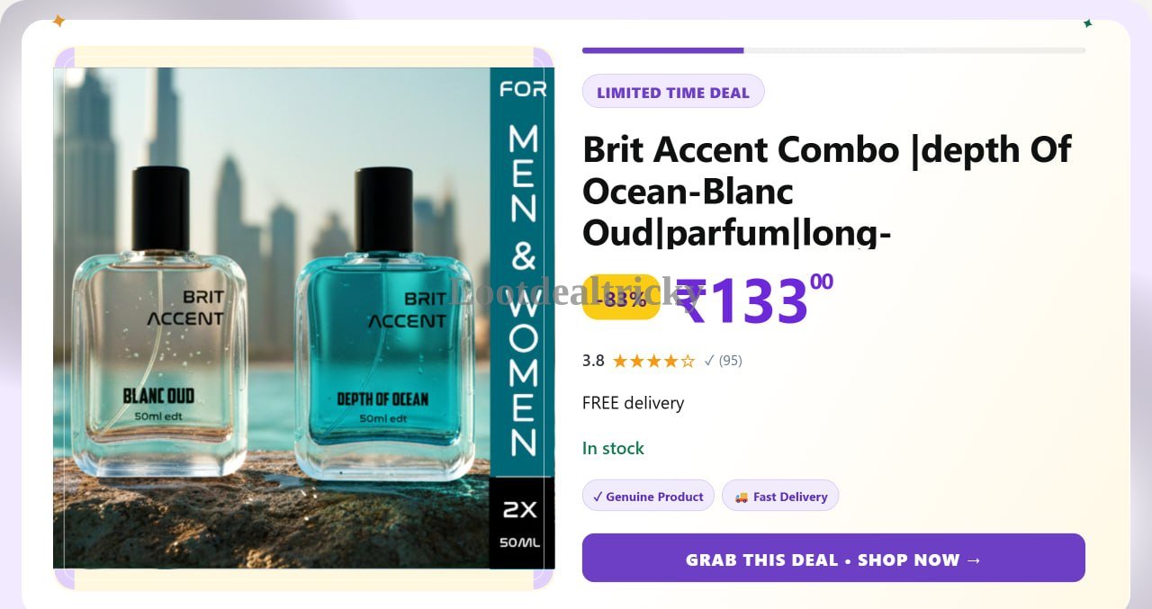   brit Accent Combo – Just ₹133 | Loot Lo