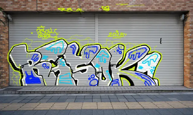 Graffiti artwork by ChromeBomber