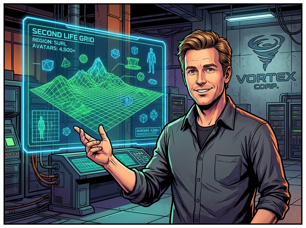 Philip Rosedale, Founder of Linden Lab and architect of the open digital grid