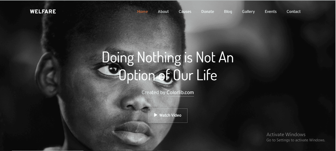 Welfare Charity Website