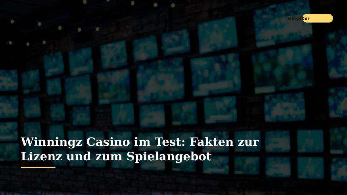 Winningz Casino im Test: Fakten zur Lizenz und zum Spielangebot