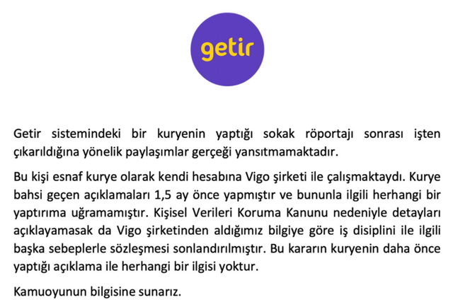 getir aciklama