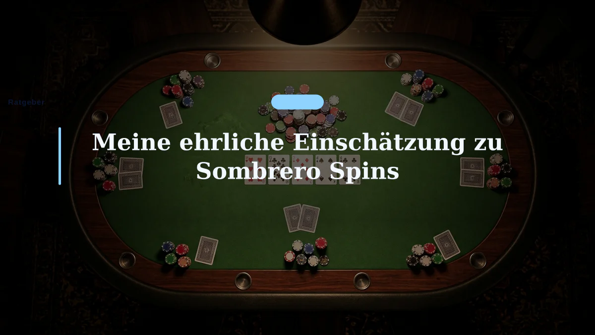 Meine ehrliche Einschätzung zu Sombrero Spins