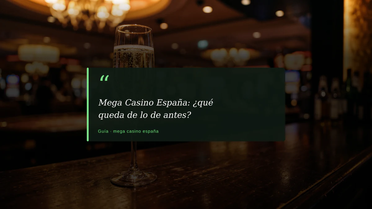Mega Casino España: ¿qué queda de lo de antes?
