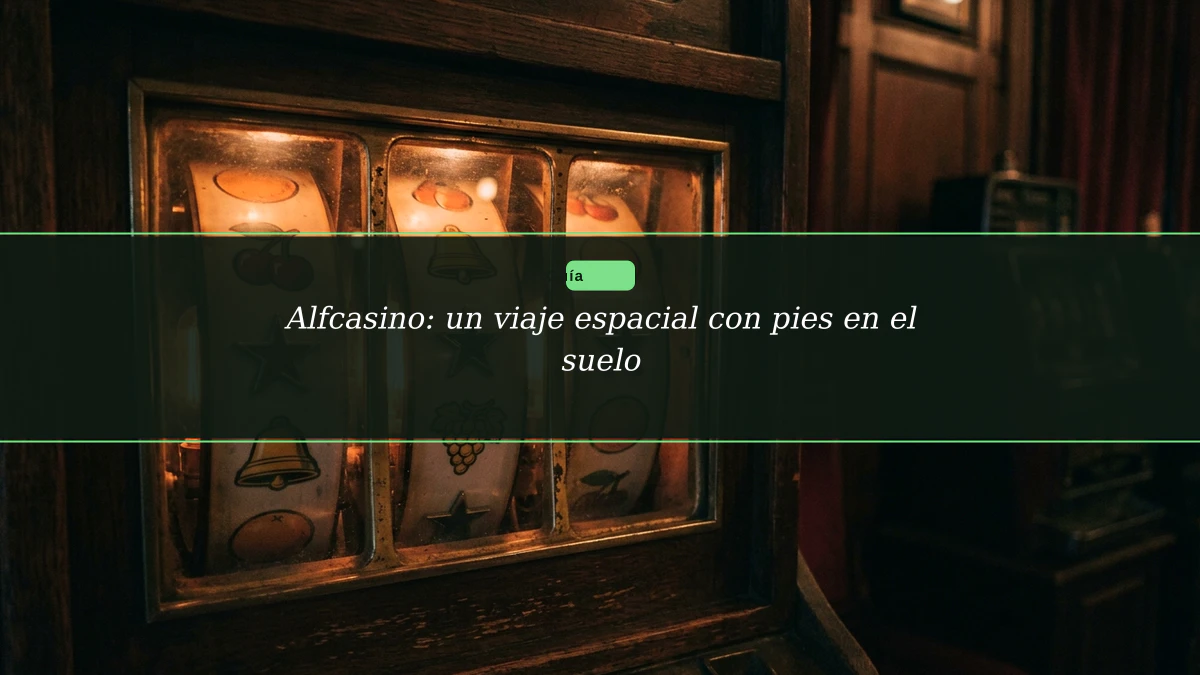 Alfcasino: un viaje espacial con pies en el suelo