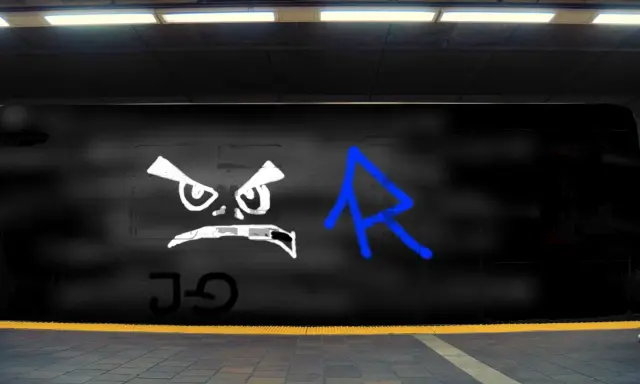 Graffiti artwork by BZRFA