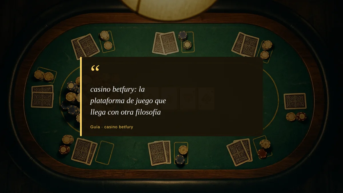 casino betfury: la plataforma de juego que llega con otra filosofía