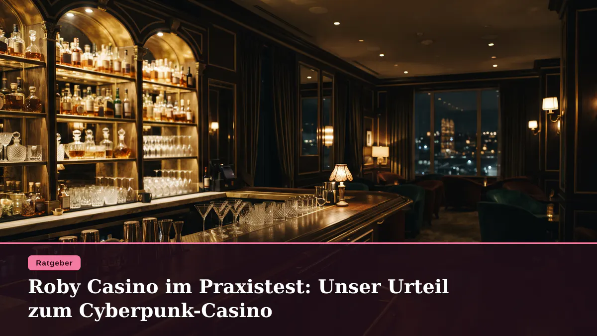 Roby Casino im Praxistest: Unser Urteil zum Cyberpunk-Casino
