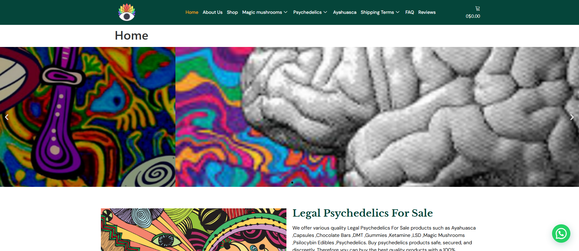 Stored capture of buypsychedelicsonlines.com