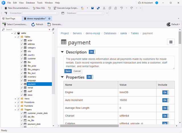 Download Devart dbForge Documenter for MySQL v2025.3.107