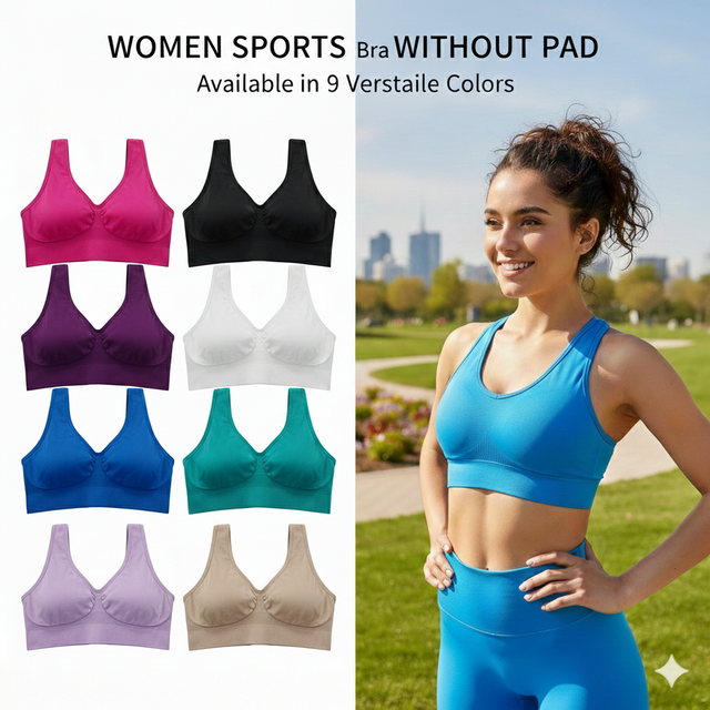 Women Sports Bra Without Pad