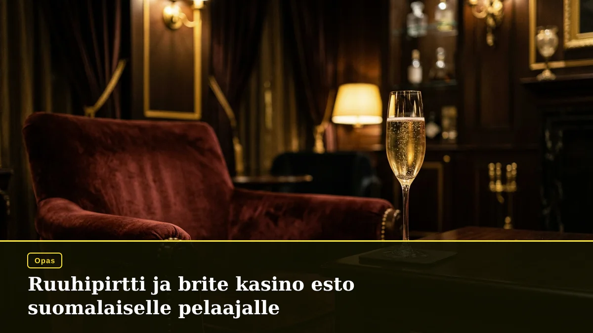 Ruuhipirtti ja brite kasino esto suomalaiselle pelaajalle
