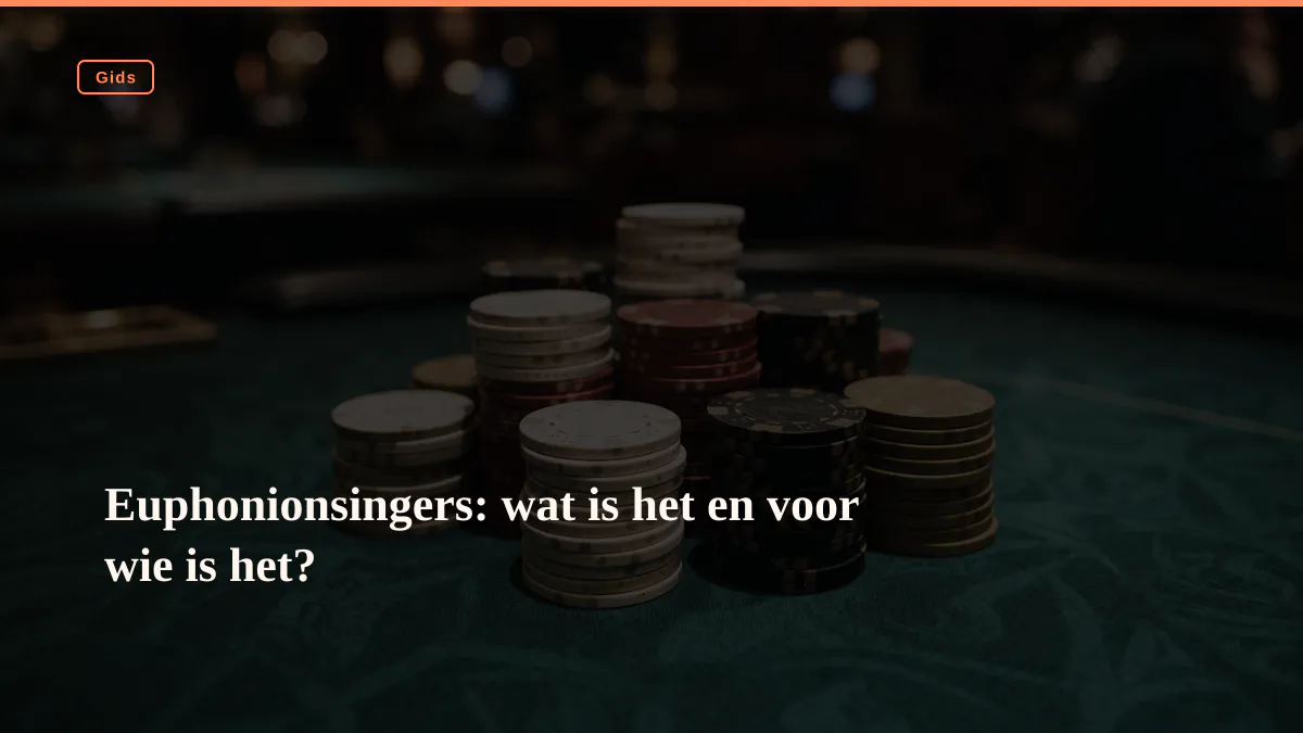 Euphonionsingers: wat is het en voor wie is het?