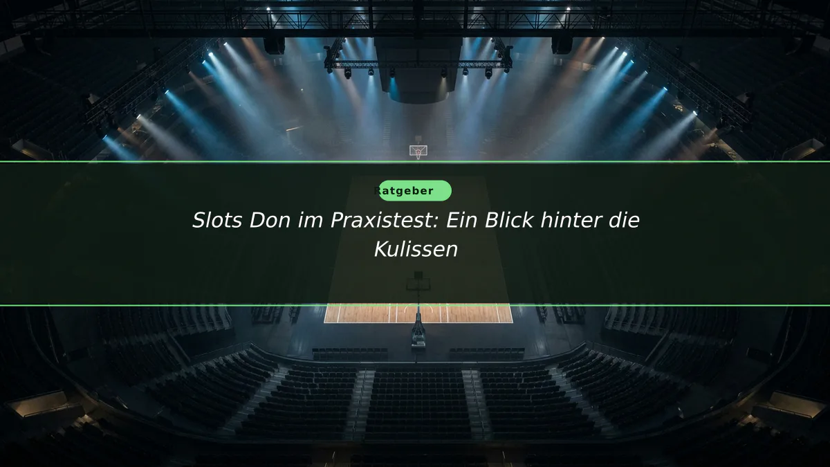Slots Don im Praxistest: Ein Blick hinter die Kulissen