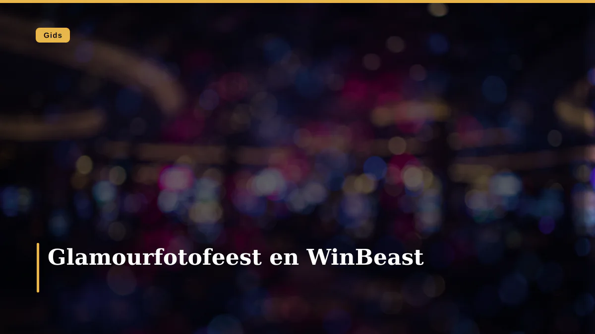 Glamourfotofeest en WinBeast