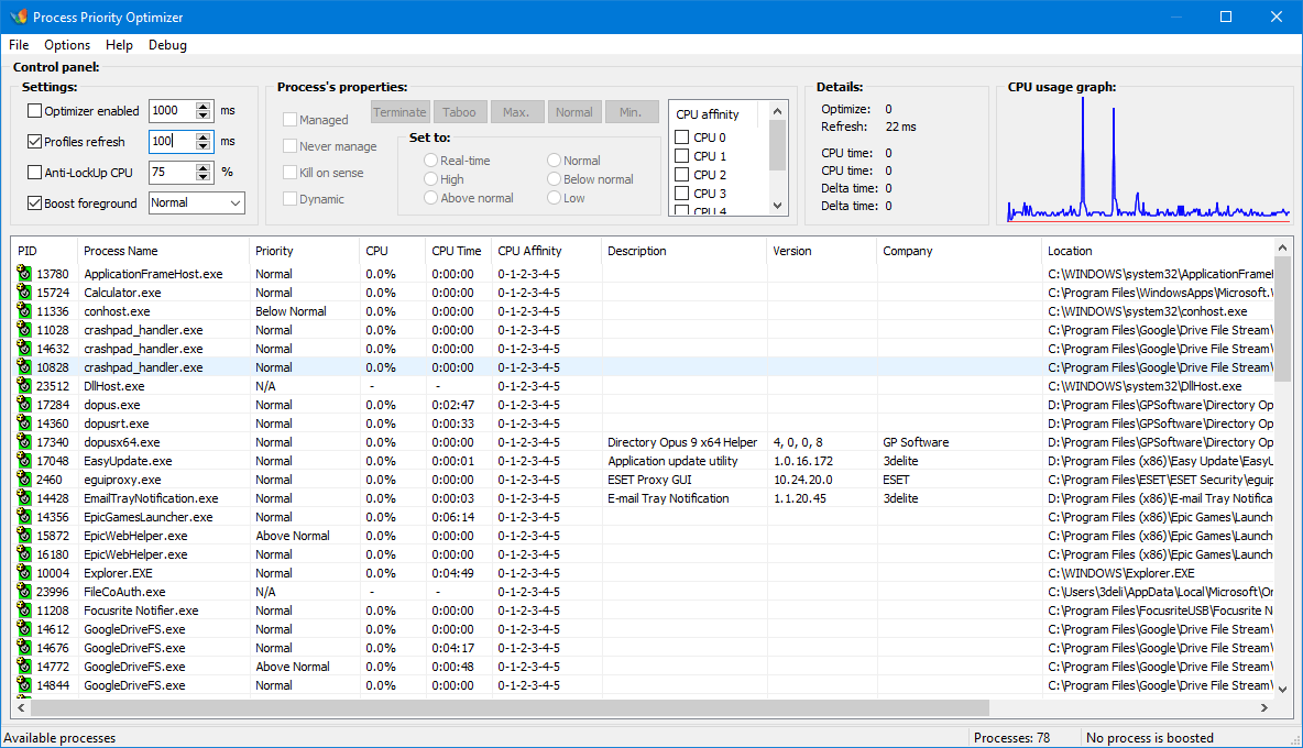 3delite Process Priority Optimizer 2.2.8.128 3delite Process Priority Optimizer 2.2.8.128