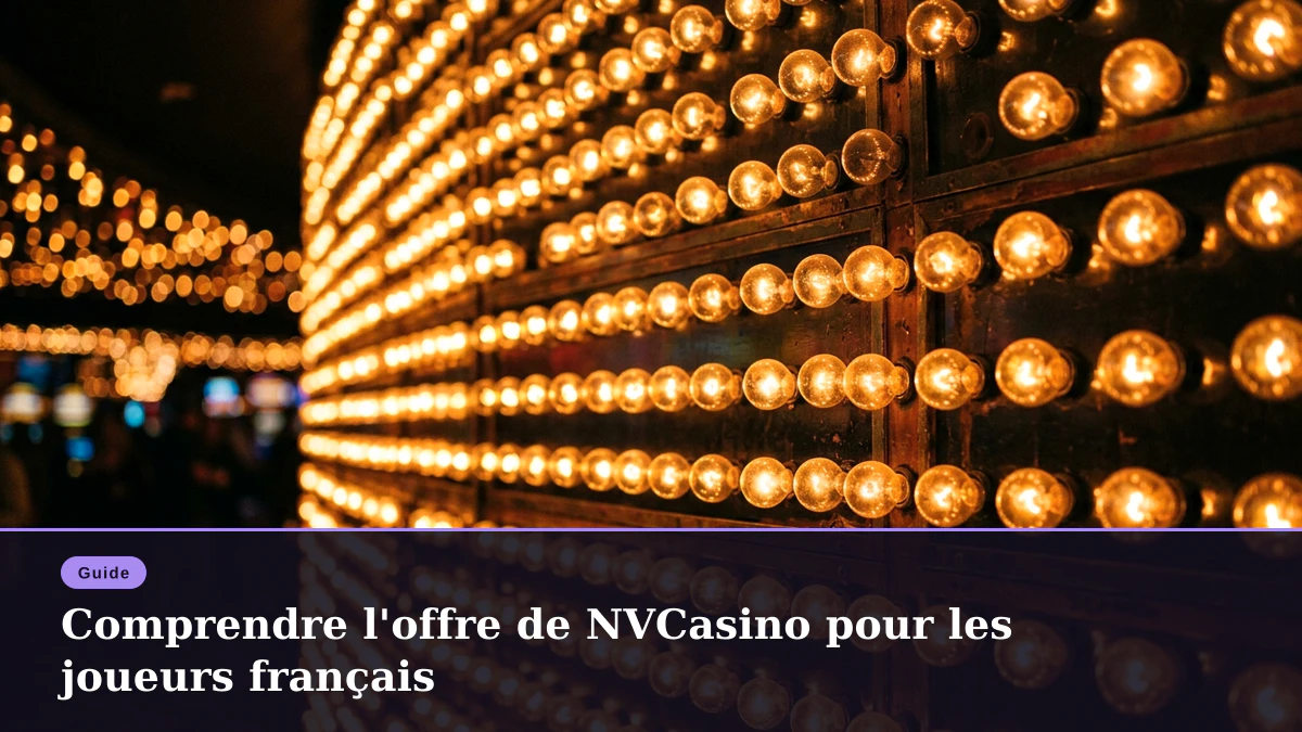 Comprendre l'offre de NVCasino pour les joueurs français