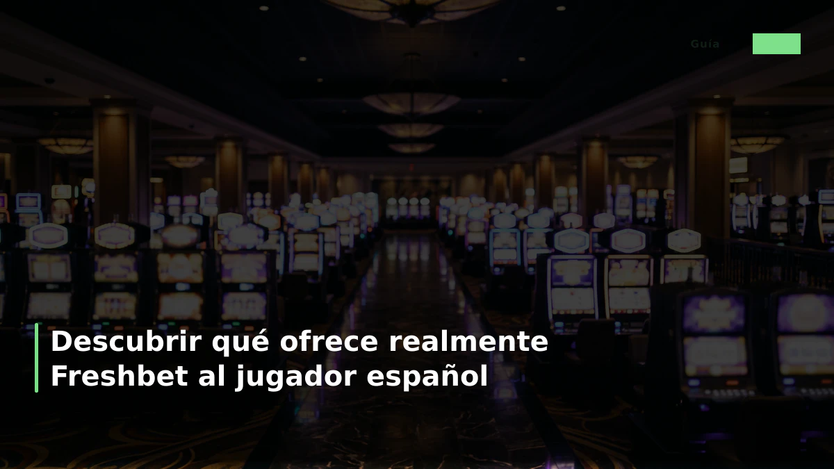 Descubrir qué ofrece realmente Freshbet al jugador español