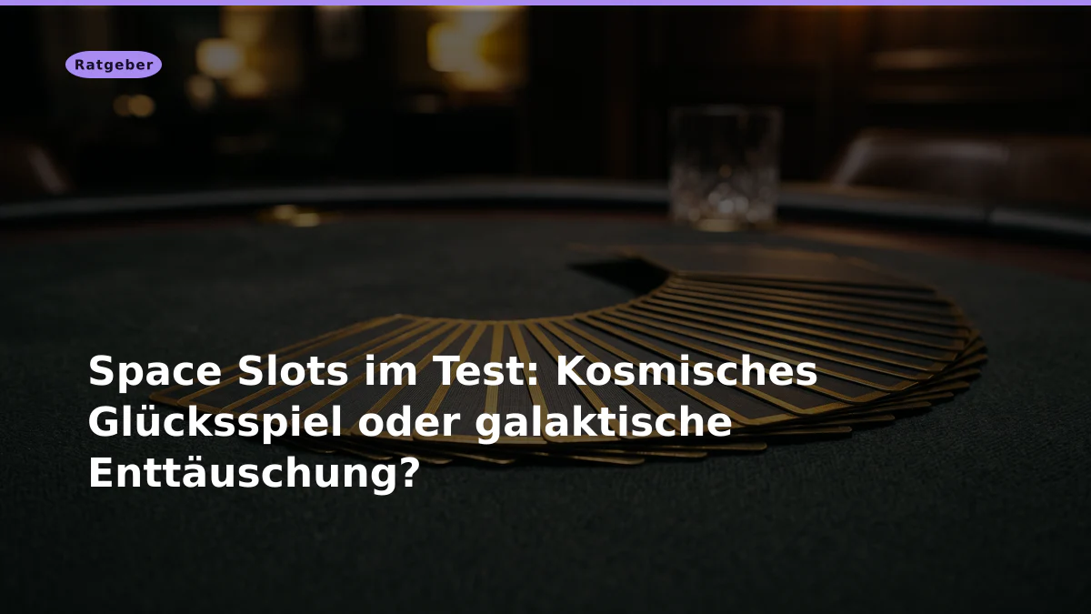 Space Slots im Test: Kosmisches Glücksspiel oder galaktische Enttäuschung?
