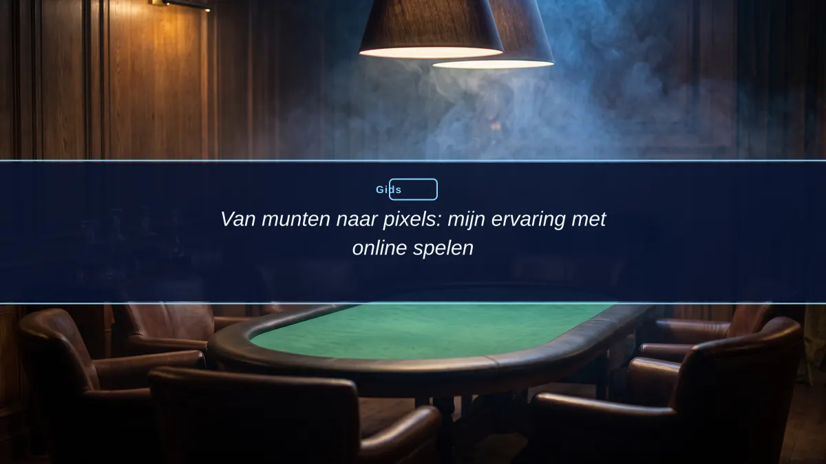 Van munten naar pixels: mijn ervaring met online spelen