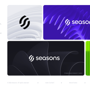 Seasons v2 Logo on Backgrounds — Application Examples