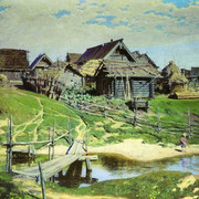 Русская деревня 1889