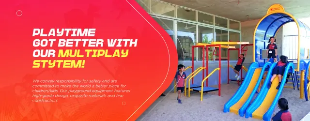 School and Park Playground Setup