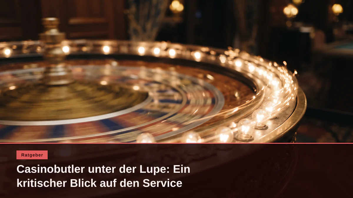 Casinobutler unter der Lupe: Ein kritischer Blick auf den Service