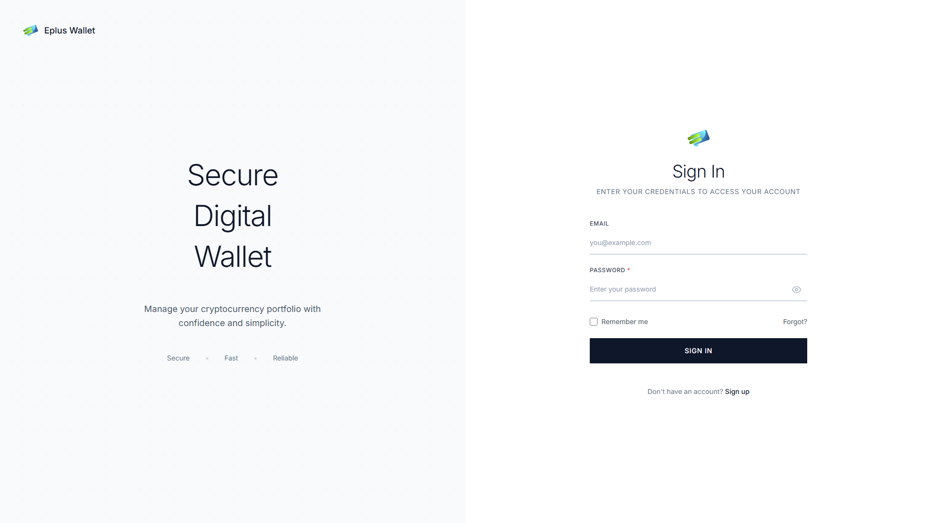 Screenshot of secure.epluswallet.com