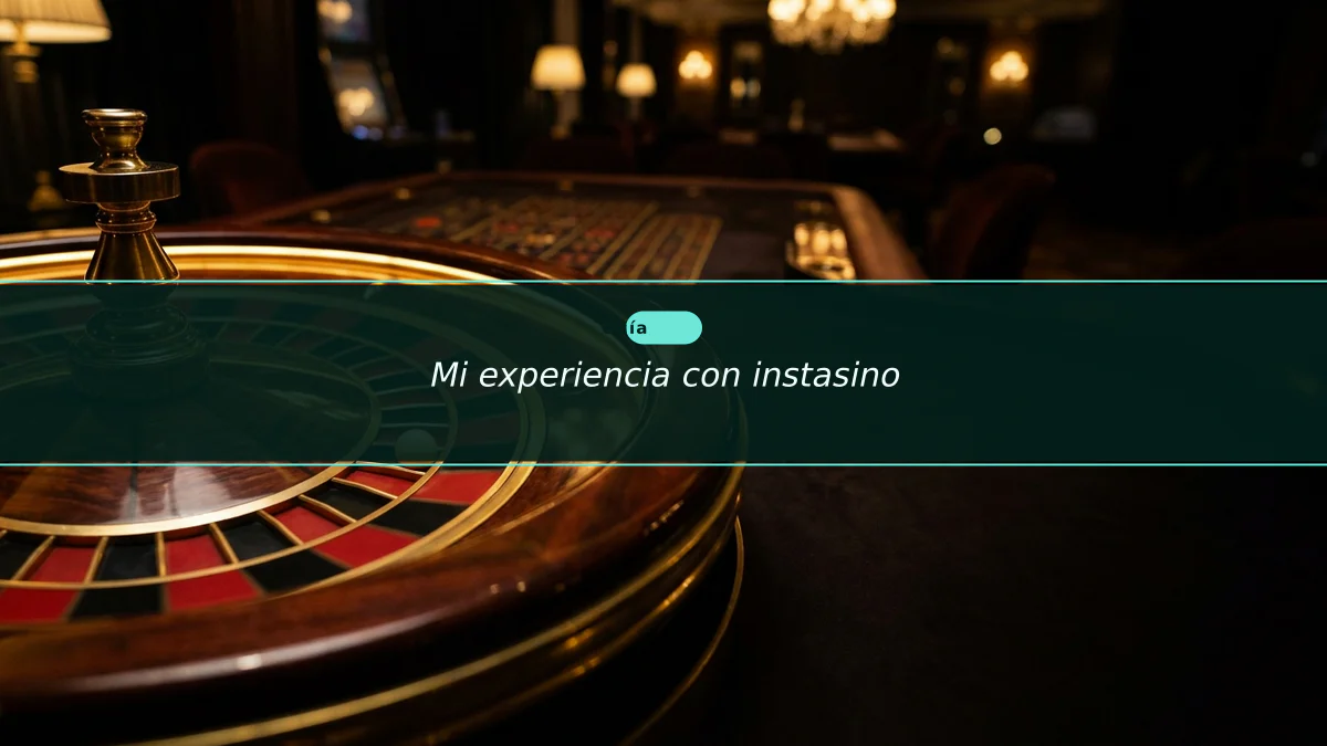 Mi experiencia con instasino