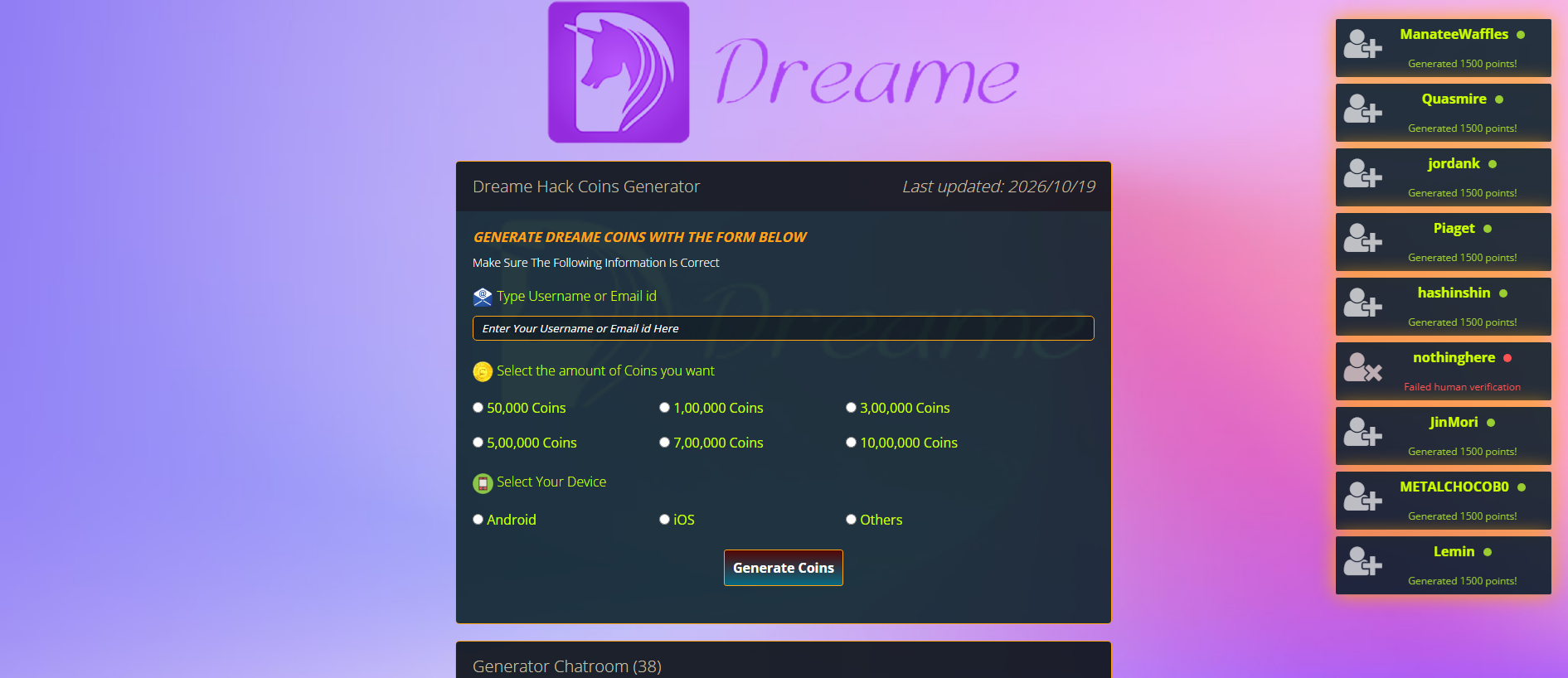 gamoname.com için kayıtlı görüntü