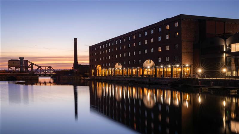 Titanic Hotel Liverpool at Stanley Dock near Hill Dickinson Stadium