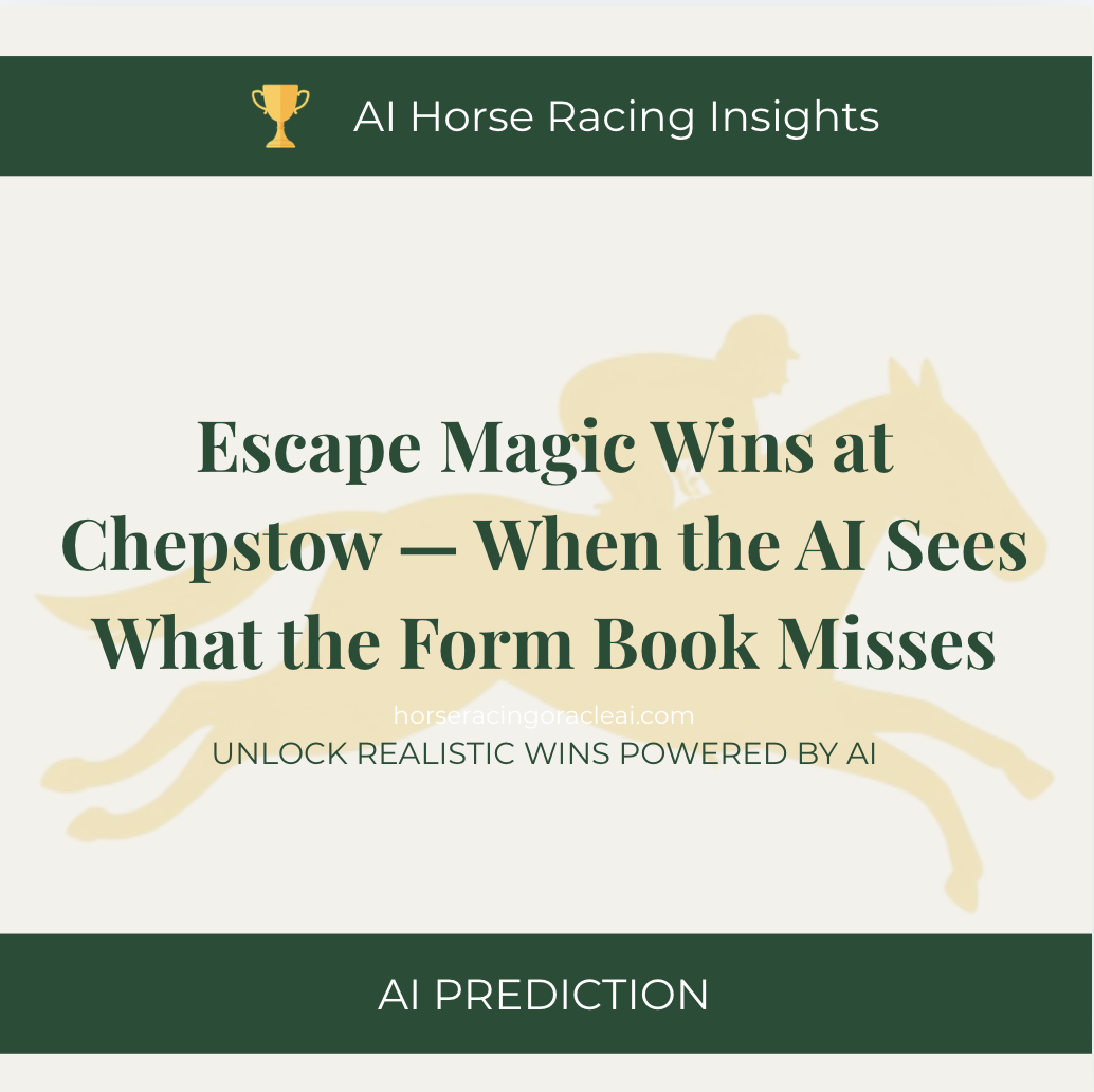 Escape Magic Wins at Chepstow — When the AI Sees What the Form Book Misses