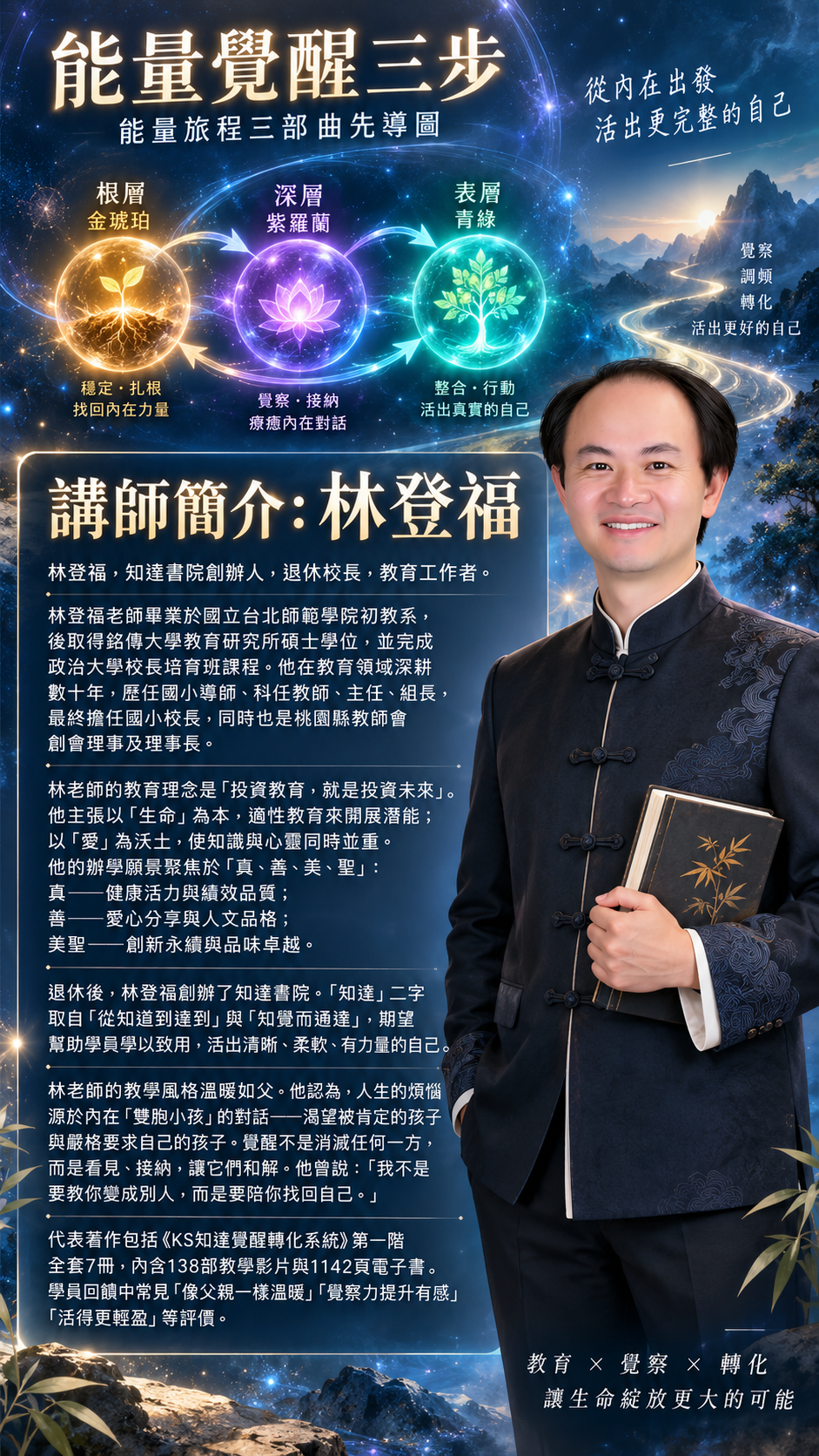 講師簡介 林登福 LE00能量覺醒先導