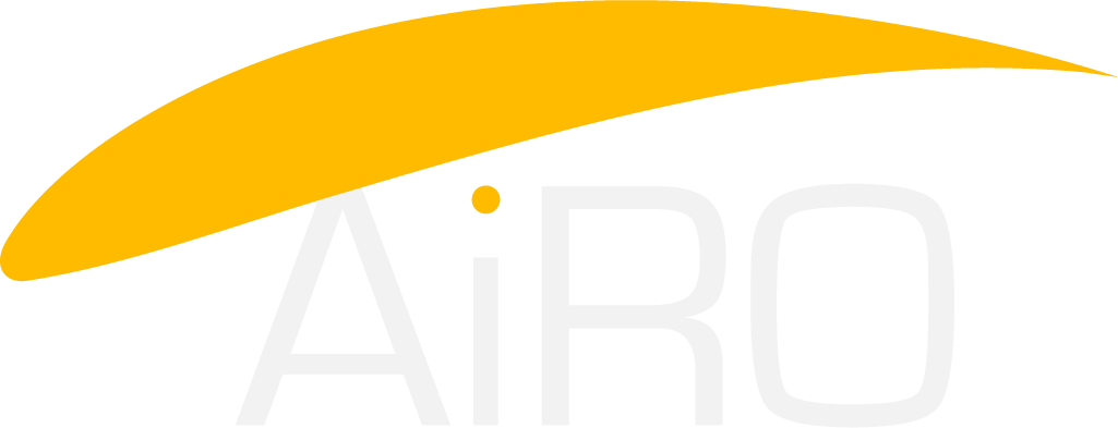 Logo AiRO blanc - Etude aérodynamique et Bike Fitting