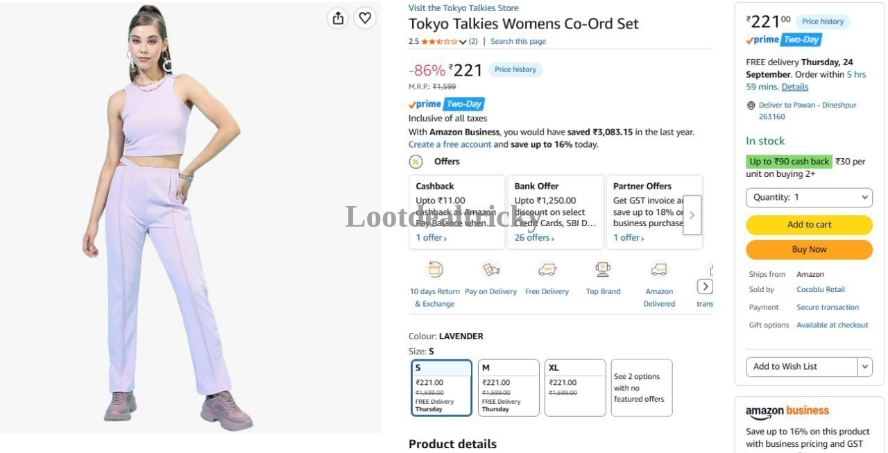 Tokyo Talkies Womens Offer Image