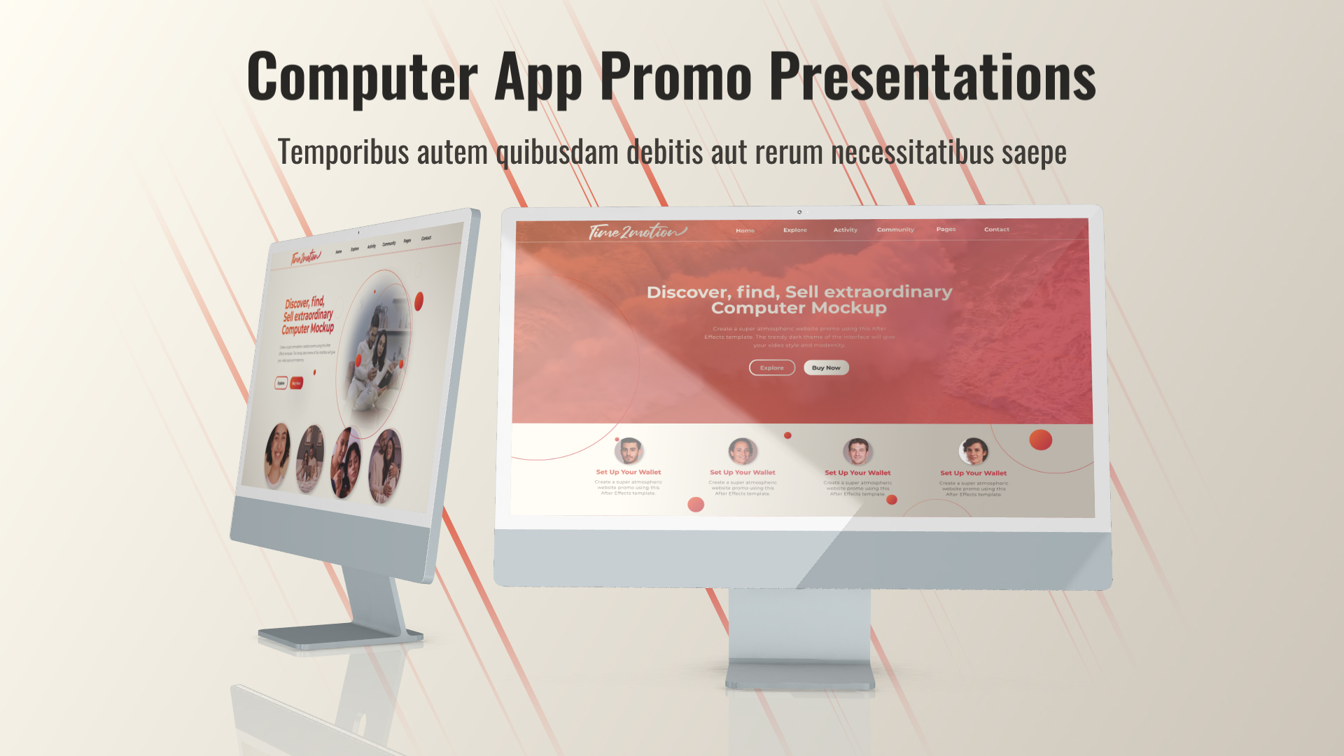 Web Promo Desktop Mockup Web Promo Desktop Mockup