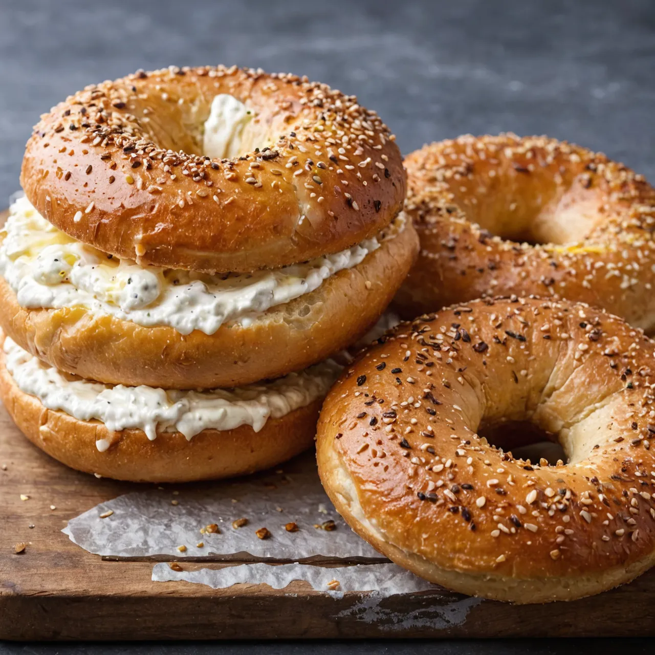 Ultimate Baked Protein Bagels with Cottage Cheese