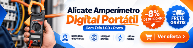 Alicate Amperimetro Digital Portatil