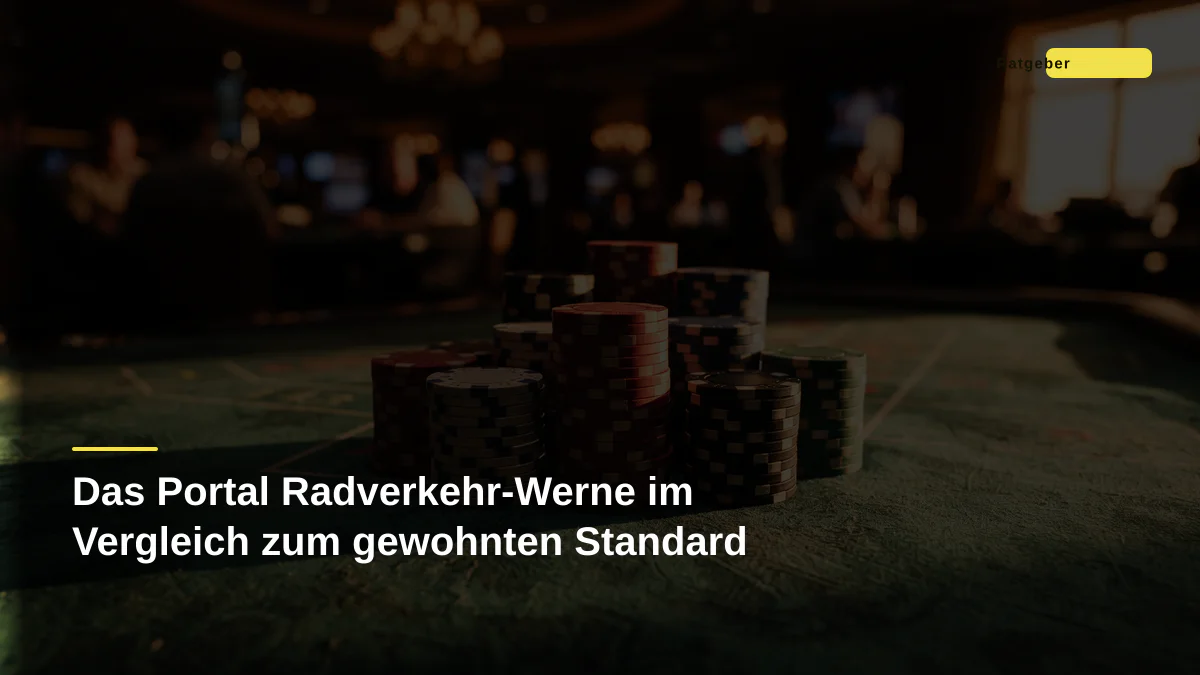 Das Portal Radverkehr-Werne im Vergleich zum gewohnten Standard