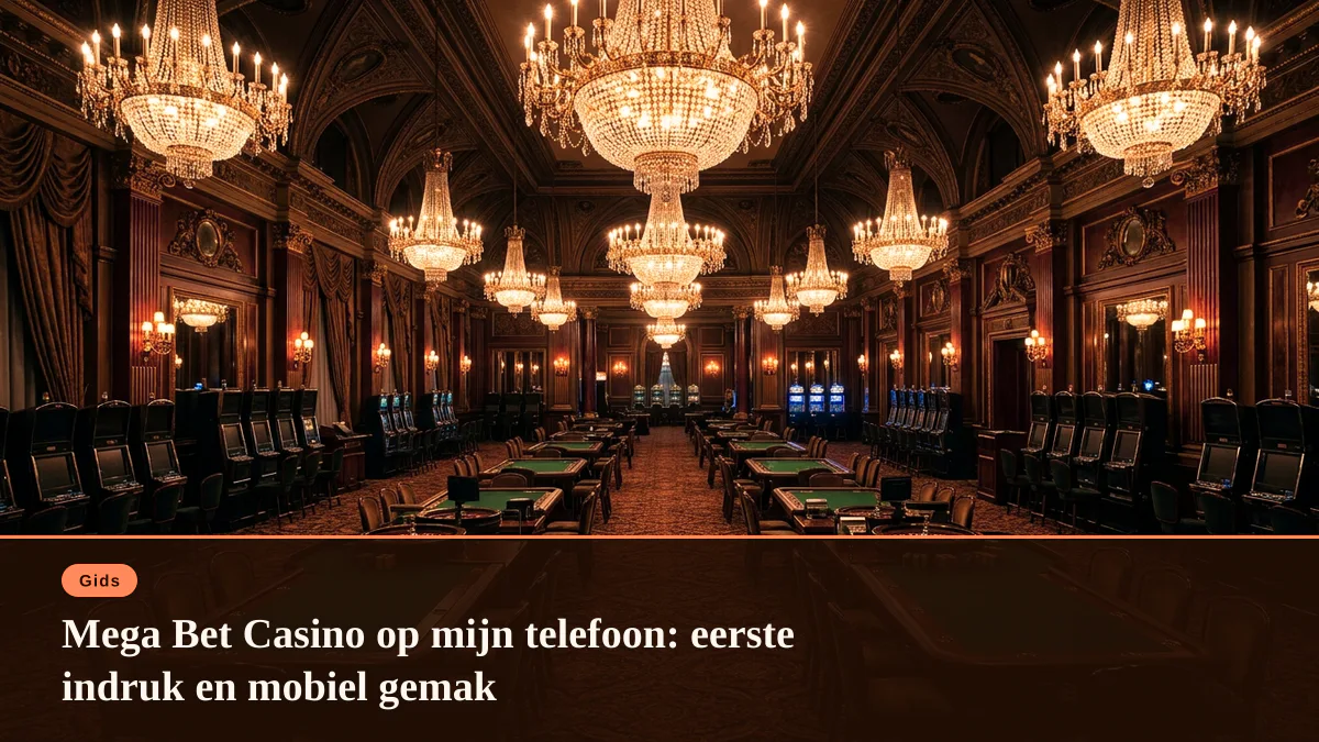 Mega Bet Casino op mijn telefoon: eerste indruk en mobiel gemak
