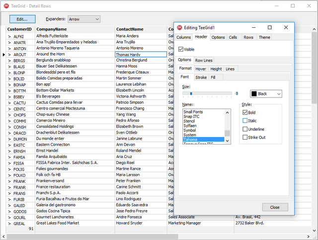 Download Steema TeeGrid v1.17 for VCL and FMX Full Source