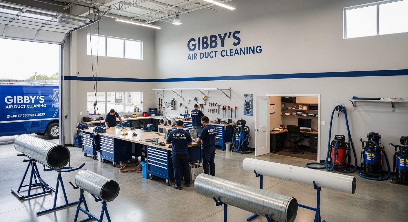 Residential duct cleaning by Gibbys