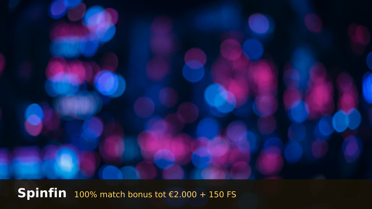Spinfin casino — welkomstbonus 100% match bonus tot €2.000 + 150 FS, betalingen: Visa, Mastercard, Skrill, Neteller, Paysafecard