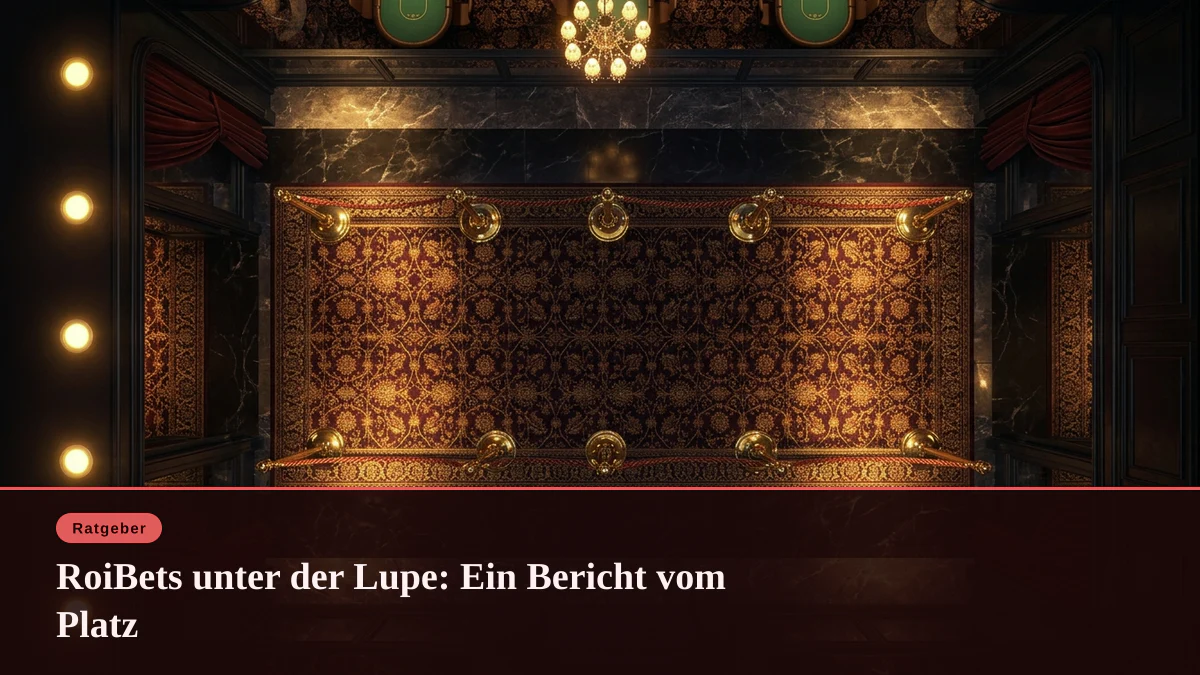 RoiBets unter der Lupe: Ein Bericht vom Platz