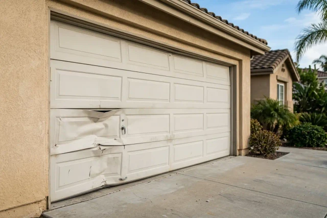 Can A Bent Garage Door Be Fixed In San Diego, Ca?