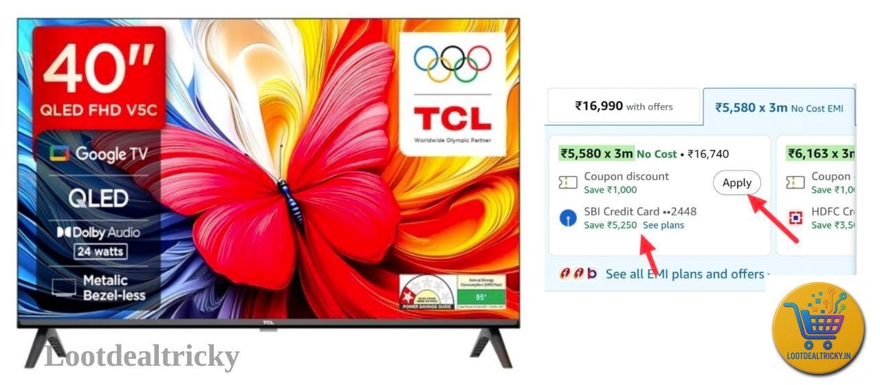 Tcl 40inch Oled – Just ₹16740 | Loot Ka Maal