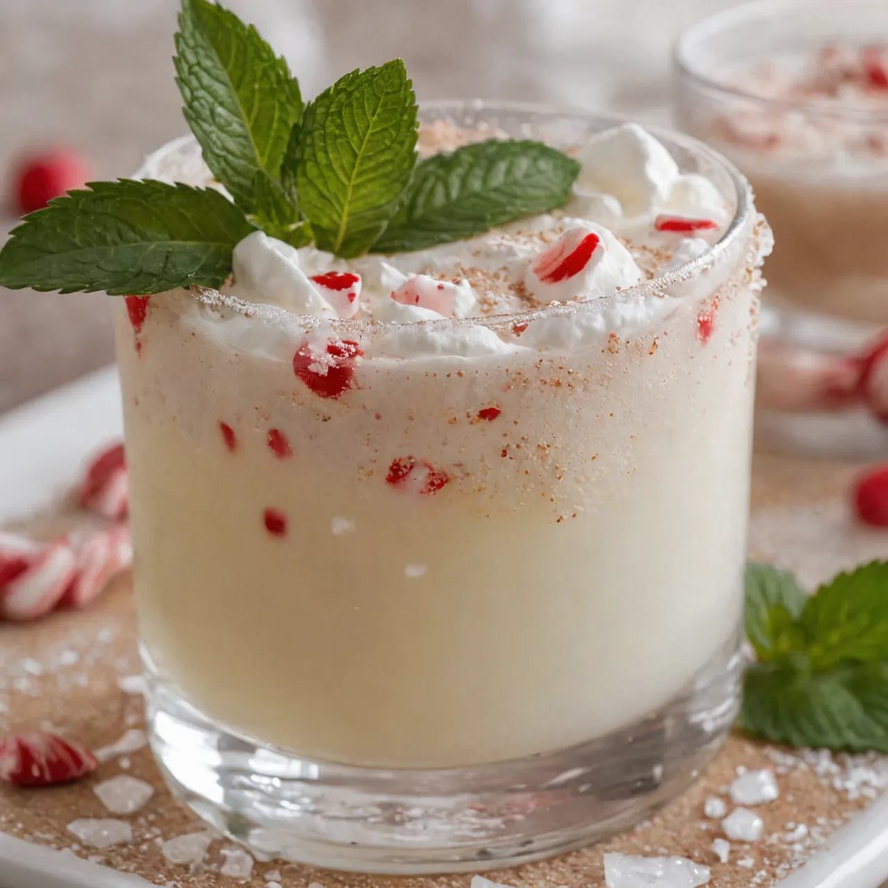 Peppermint White Russian Cocktail - Festive Holiday Recipe